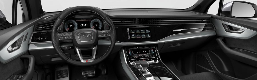 Audi Q7, Q7 S line 50 TDI quattro, barva stříbrná