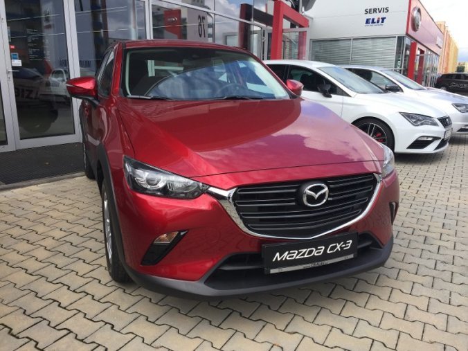 Mazda CX-3, 2,0 Skyactiv-G121, barva červená