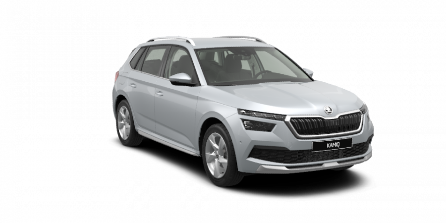 Škoda Kamiq, 1,6 TDI 85 kW 6-stup. mech., barva stříbrná