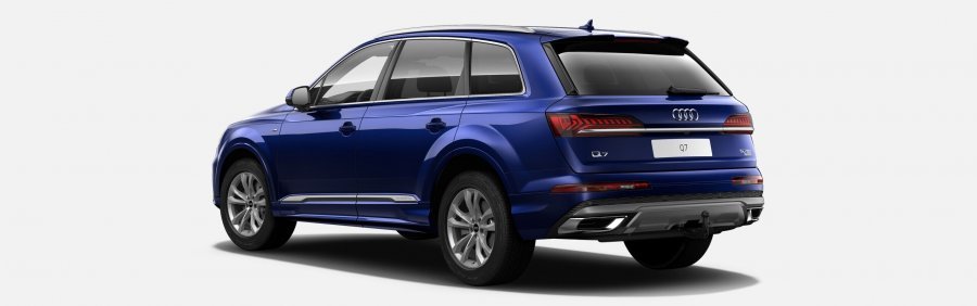 Audi Q7, Q7 S line 50 TDI quattro, barva modrá