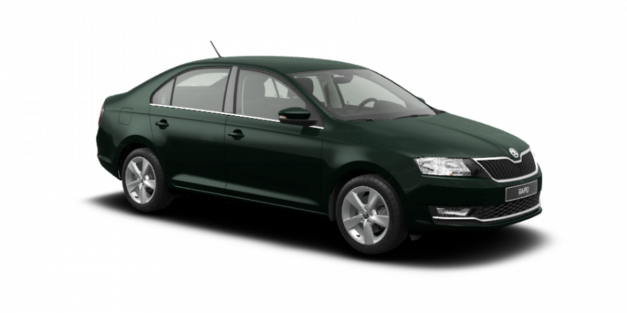 Škoda Rapid, 1,0 TSI 81 kW 6-stup. mech., barva zelená