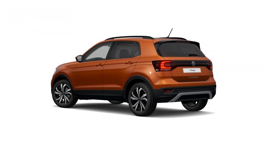 Volkswagen T-Cross, T-Cross Life 1,0 TSI 70 kW 5G, barva oranžová