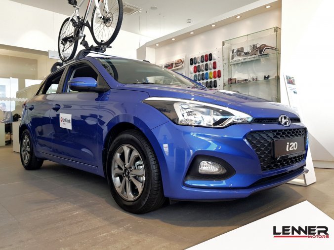 Hyundai i20, 1,25i 55 kW (95 NAT) 5 st. man, barva modrá