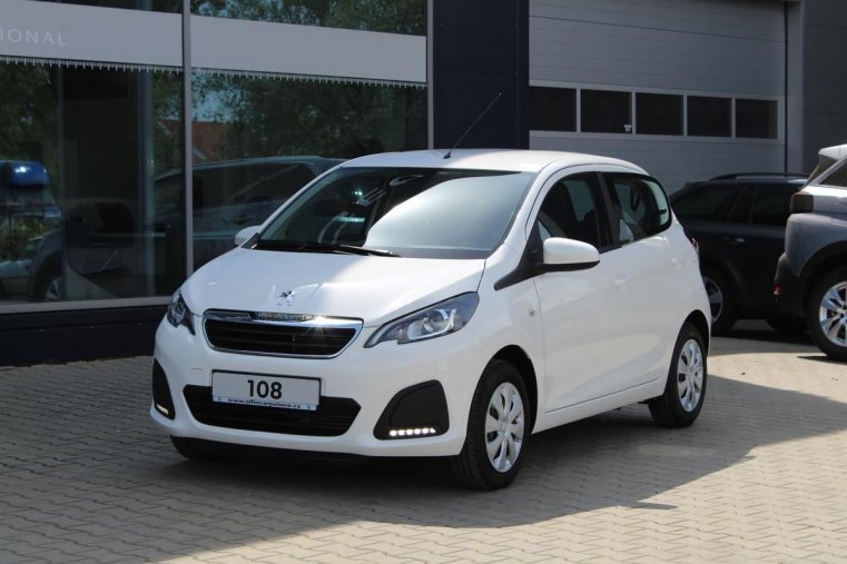 Peugeot 108, ACTIVE 1.0 53KW, barva bílá