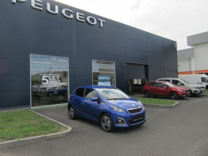 Peugeot 108, ALLURE 1.0 VTi 72 S&S MAN5, barva modrá