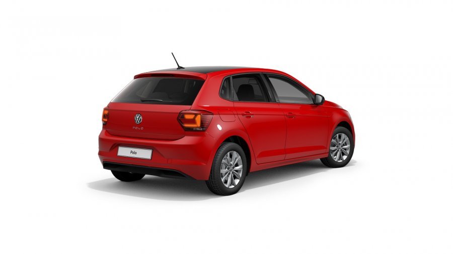 Volkswagen Polo, Polo Highline 1,0 TSI 7DSG, barva červená