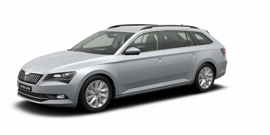 Škoda Superb, 2,0 TDI 110 kW 7-stup. automat., barva stříbrná