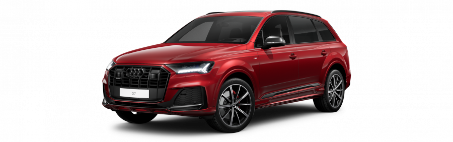 Audi Q7, Q7 S line 50 TDI quattro, barva červená