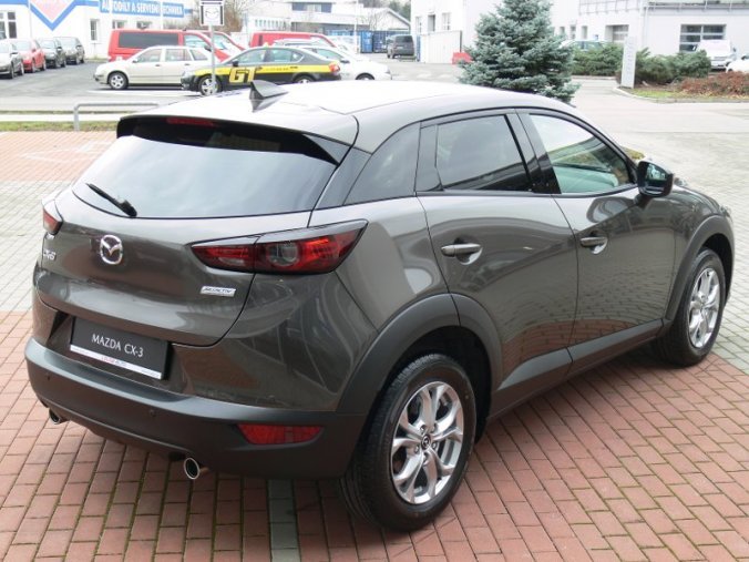 Mazda CX-3, 2.0 Skyactiv G121 + NAVI, barva šedá