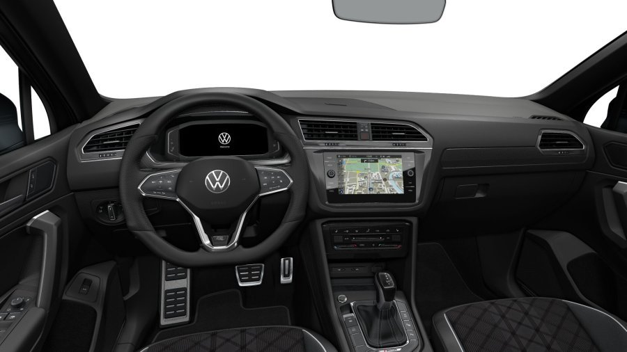 Volkswagen Tiguan Allspace, Allspace R-Line 2,0 TDI 142 kW 4M 7DSG, barva černá