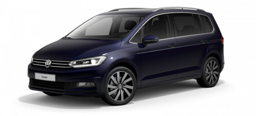 Volkswagen Touran, ME 1,5 TSI EVO 7DSG, barva modrá