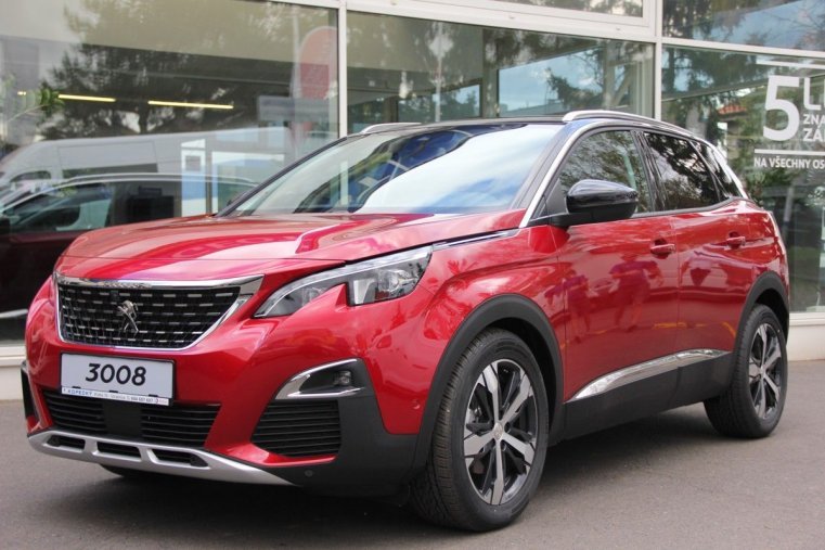 Peugeot 3008, ALLURE 1.2 PureTech 130 EAT8, barva červená