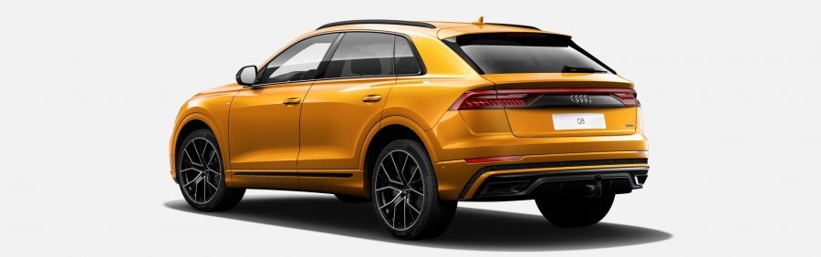 Audi Q8, Q8 50 TDI quattro, barva oranžová