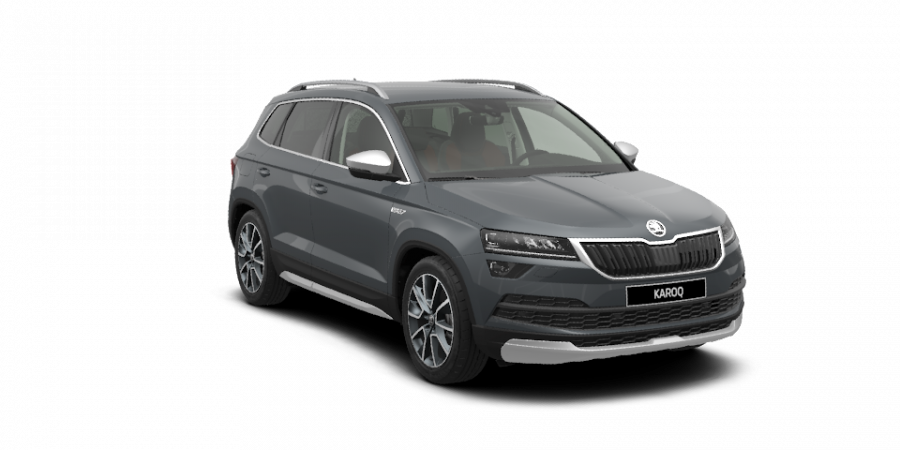 Škoda Karoq, 2,0 TDI 110 kW 6-stup. mech. 4x4, barva šedá