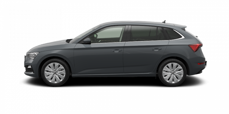 Škoda Scala, 1,5 TSI 110 kW 6-stup. mech., barva šedá