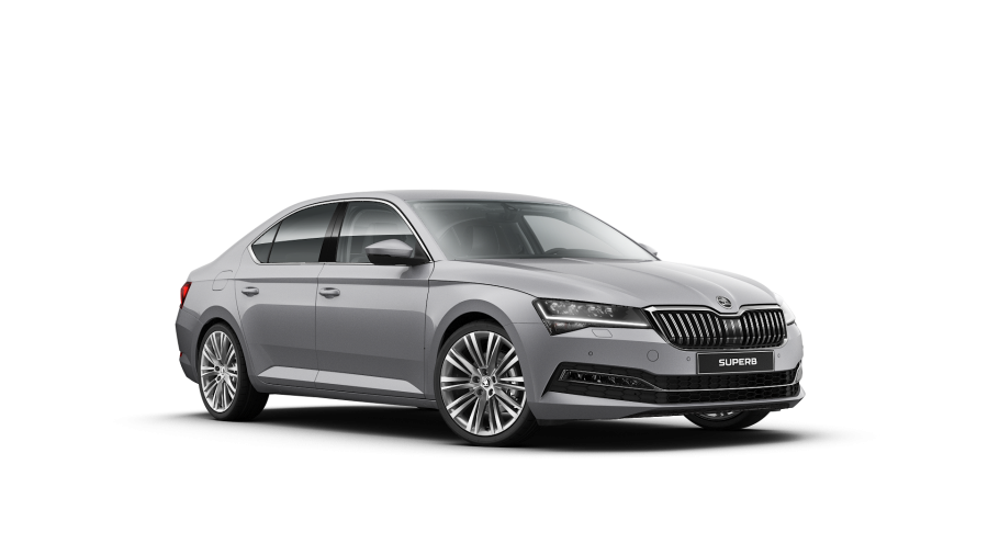 Škoda Superb, 2,0 TDI 147 kW 7-stup. automat. 4x4, barva stříbrná