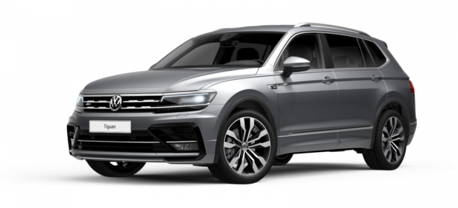 Volkswagen Tiguan Allspace, HL R-Line 2,0 BiTDI 4M 7DSG, barva stříbrná