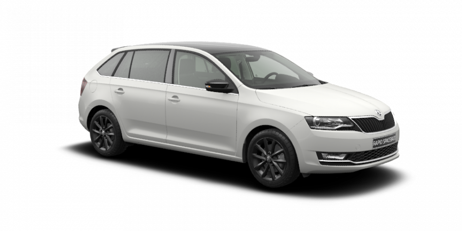 Škoda Rapid, 1,0 TSI 81 kW 6-stup. mech., barva bílá