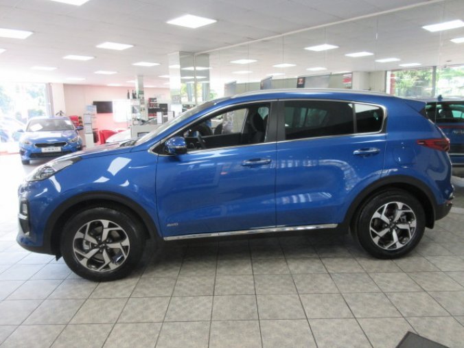 Kia Sportage, 1.6 T-GDI 7DCT 4x4 TOP, barva modrá