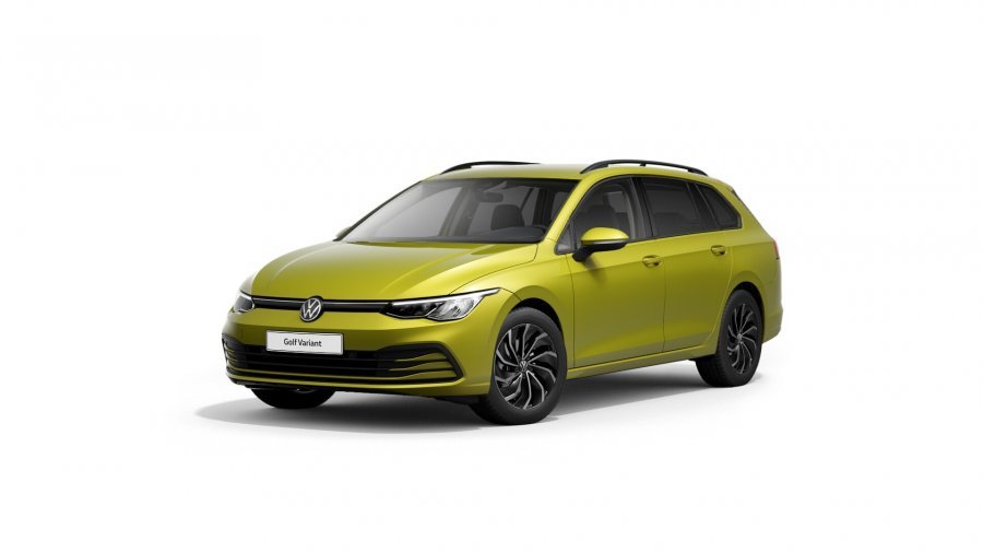 Volkswagen Golf Variant, Golf Variant Life 1,5 TSI 6G, barva žlutá