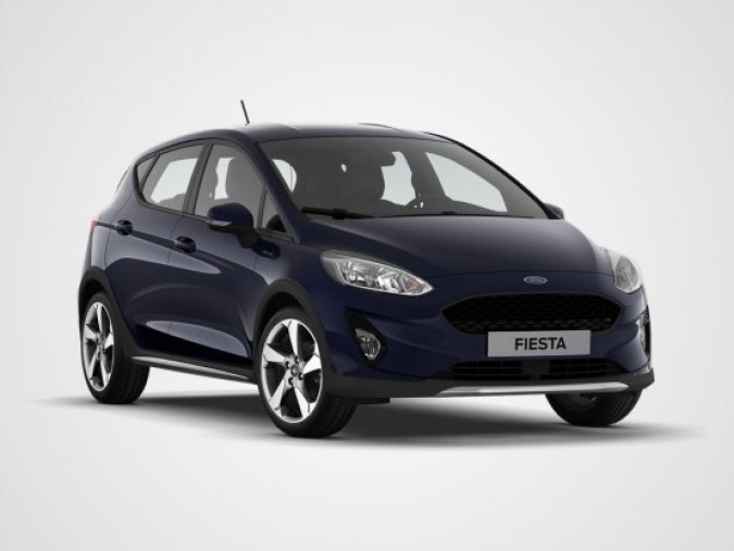 Ford Fiesta, 1.0 EcoBoost, barva modrá