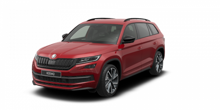 Škoda Kodiaq, 2,0 TDI 140 kW 7-stup. automat. 4x4, barva červená