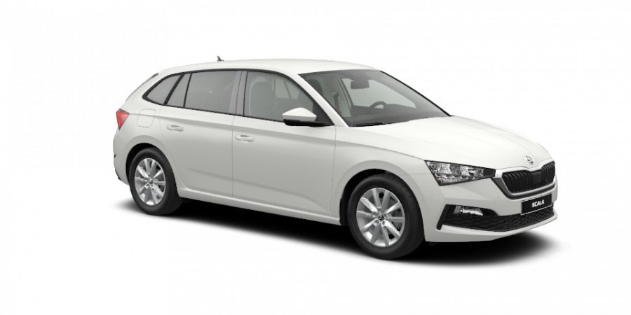 Škoda Scala, 1,6 TDI 85 kW 6-stup. mech., barva bílá