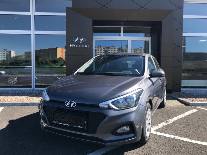 Hyundai i20, 1,25i 55 kW (95 NAT) 5 st. man, barva šedá