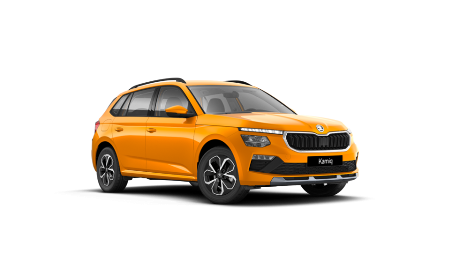 Škoda Kamiq, 1,5 TSI 110 kW 6-stup. mech., barva oranžová