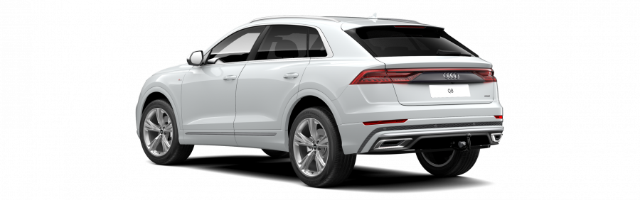 Audi Q8, Q8 50 TDI quattro, barva bílá