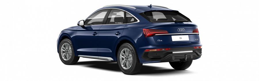 Audi Q5 Sportsback, Q5 SB Advanced 40 TDI 150kW quattro, barva modrá