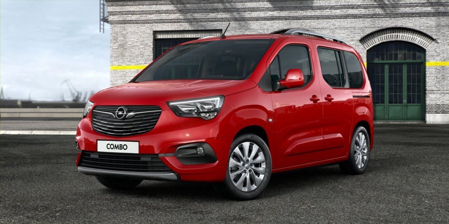 Opel Combo, LIFE Enjoy XL 7 míst 1.2 81kW, barva červená