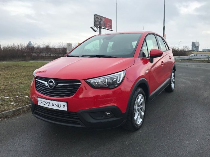 Opel Crossland X, 1.2 TURBO SMILE MT6 ALU, barva červená