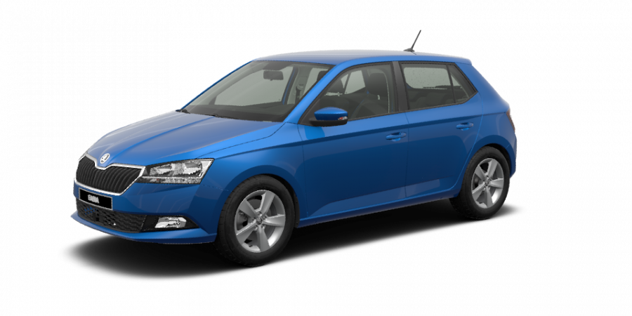 Škoda Fabia, 1,0 TSI 81 kW 6-stup. mech., barva modrá