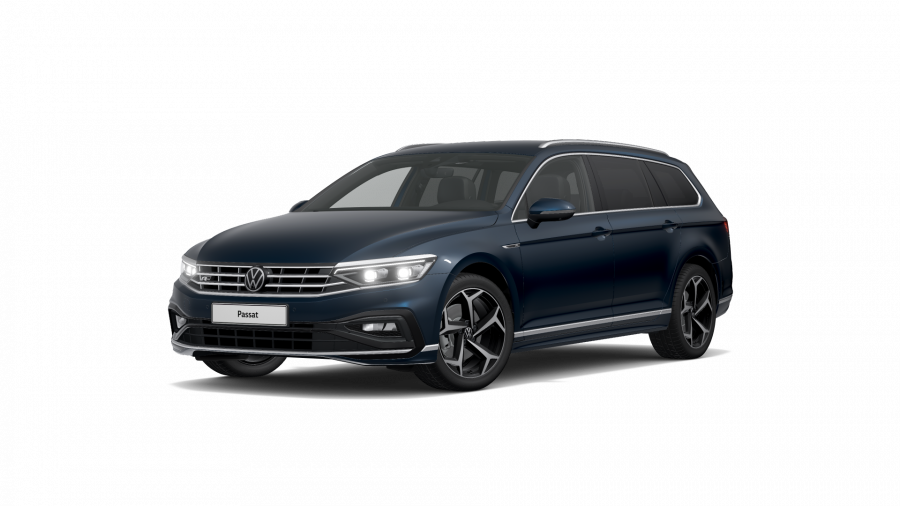 Volkswagen Passat Variant, Passat Variant R-Line 2,0 TDI 4MOT DSG, barva modrá