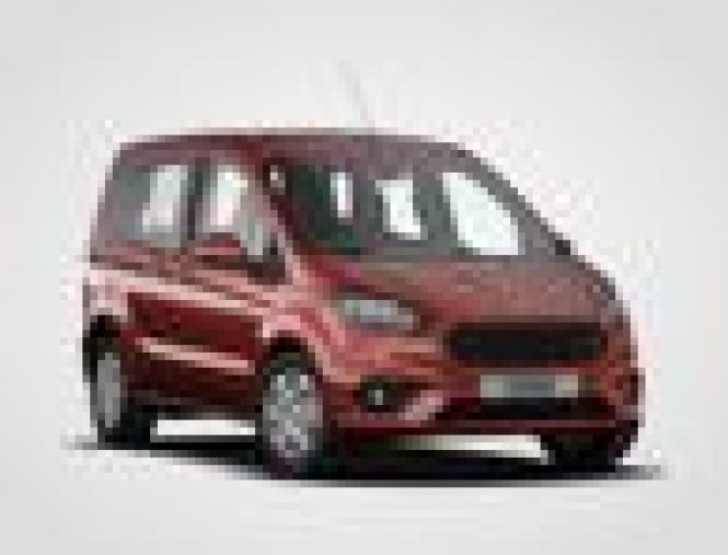 Ford Tourneo Courier, 1.5 TDCi, barva červená