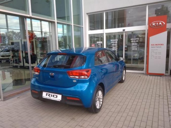 Kia Rio, 1,2 DPI Exclusive, barva modrá