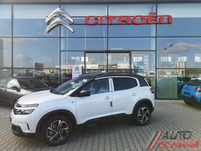 Citroën C5 Aircross, Citroën SUV C5 Aircross 225 k ë-EAT8 SHINE Hybrid, barva bílá