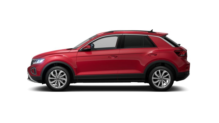 Volkswagen T-Roc, T-Roc Life 1,5 TSI 110 kW 6G, barva červená