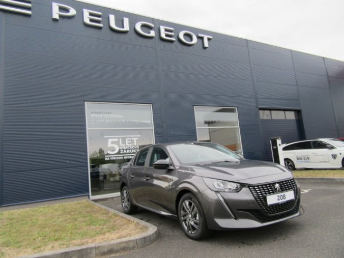 Peugeot 208, ACTIVE PACK 1.2 PureTech 75k, barva šedá