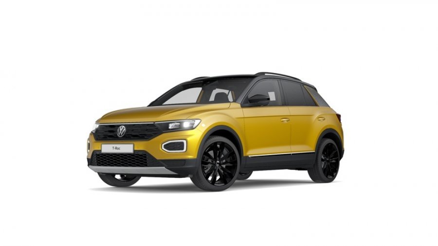 Volkswagen T-Roc, Maraton Edition 1,5 TSI ACT 7DSG, barva žlutá