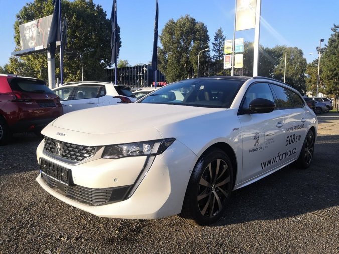 Peugeot 508, SW GT LINE BlueHDi 180k EAT8, barva bílá