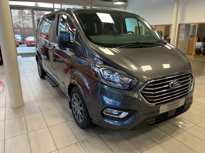 Ford Tourneo Custom, MPV,  L2 TITANIUM MHEV 2,0 EcoBlue (mHEV) 136 kW / 185 k, barva šedá