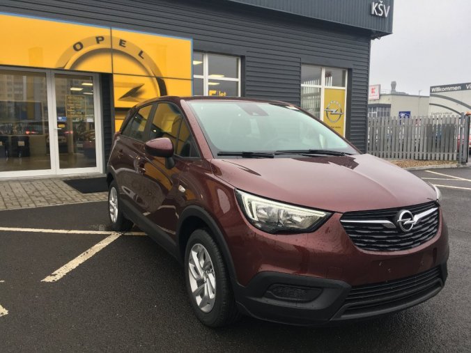 Opel Crossland X, Smile 1.2T 81kw, barva vínová