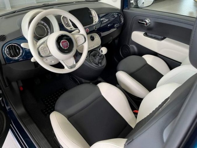 Fiat 500, Dolcevita 1.0 BSG 70k, barva modrá