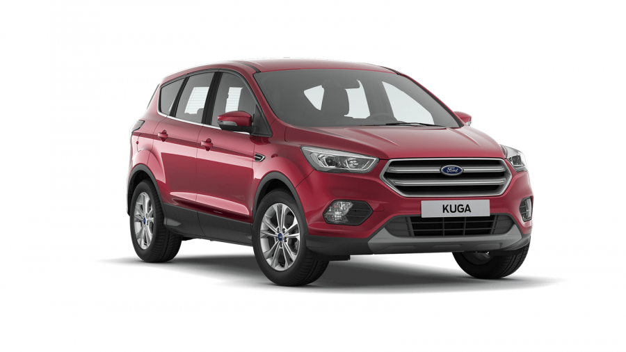 Ford Kuga, Titanium Plus, 5dveřová, 2.0 TDCi 110 kW/150 k, 6st. manuální, 4WD, barva červená