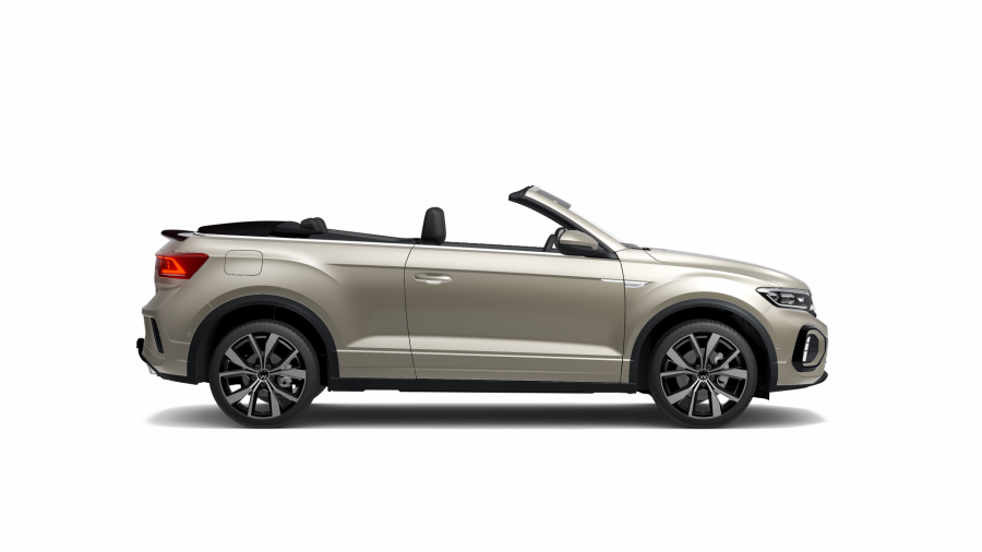 Volkswagen T-Roc, T-Roc Cabriolet R-Line 1,5TSI 110kW 7DSG, barva stříbrná