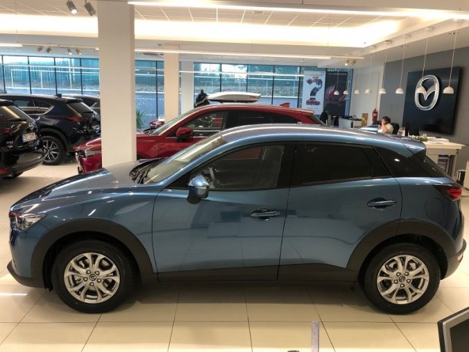 Mazda CX-3, 2.0 G121, barva modrá