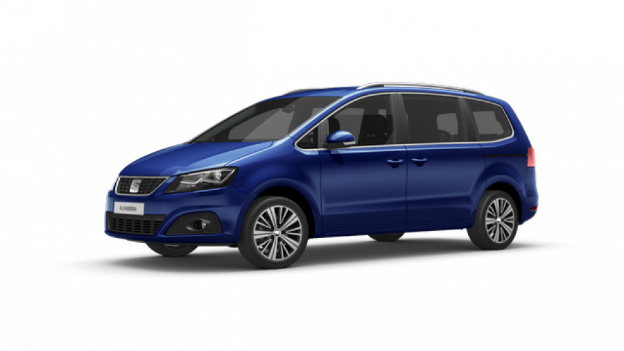 Seat Alhambra, Xcellence 1.4 TSI 150k DSG, barva modrá