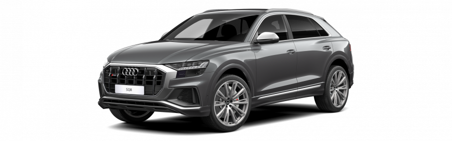 Audi Q8, SQ8 TFSI 373 kW quattro, barva šedá